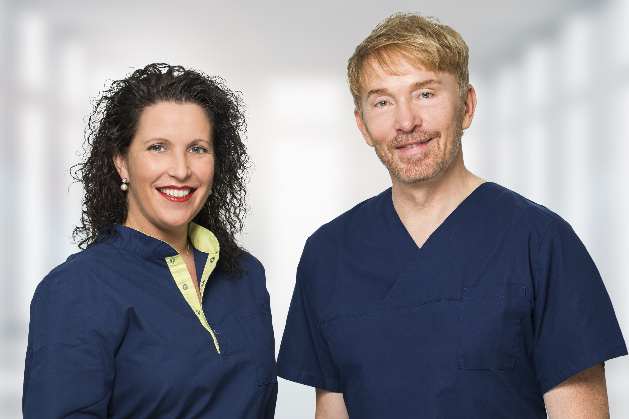Klinikleitung der Zahnklinik Andernach - Frau Dr. Andrea Heiß und Herr Dr. Markus Keiner